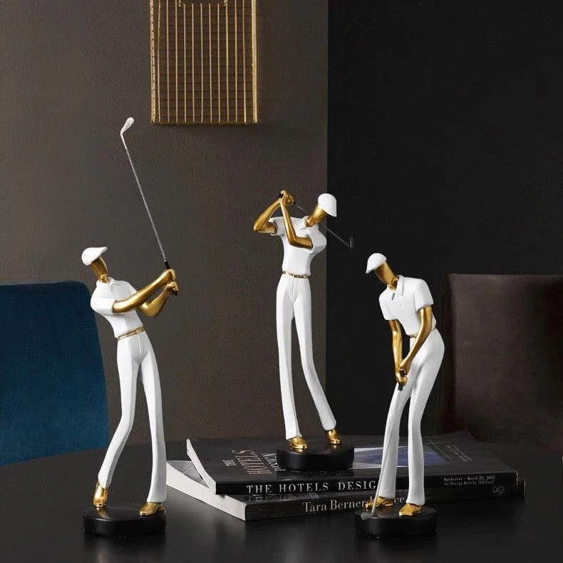 Abstract Golfer figurines -  - #tag1#