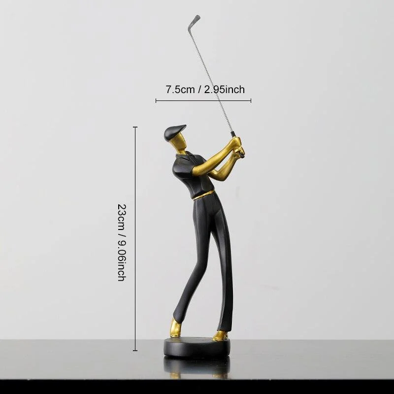 Abstract Golfer figurines -  - #tag1#
