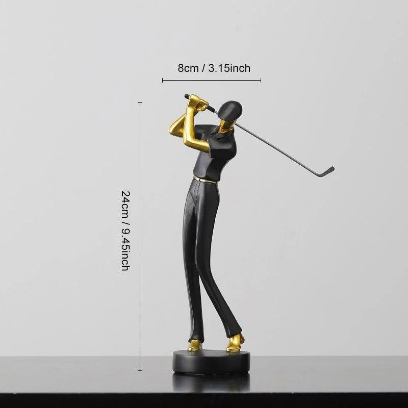Abstract Golfer figurines -  - #tag1#