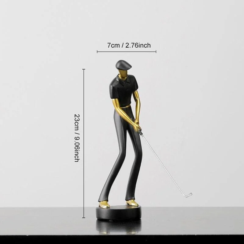Abstract Golfer figurines -  - #tag1#