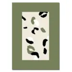 Abstract Green Canvas Wall Art Poster tag1