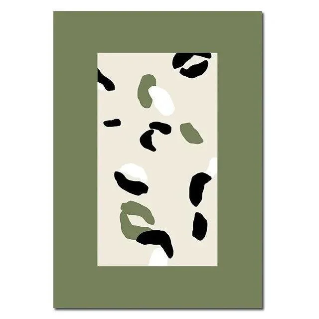 Abstract Green Canvas Wall Art Poster -  - #tag1#
