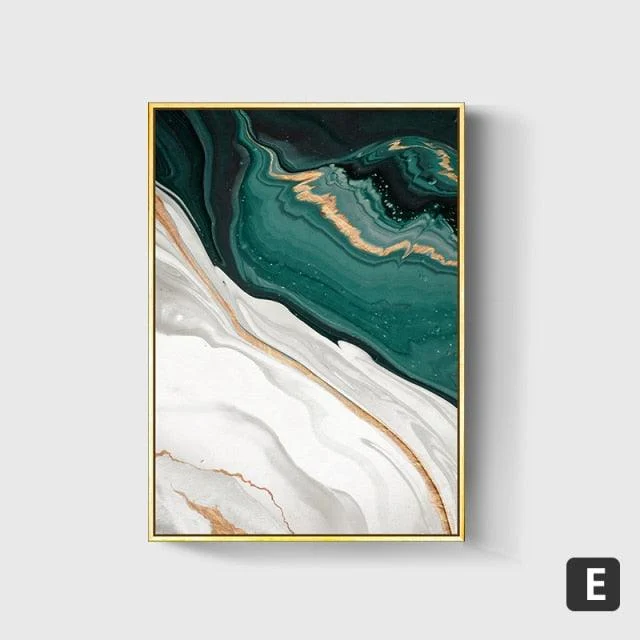 Abstract Green & Golden Foil -  - #tag1#