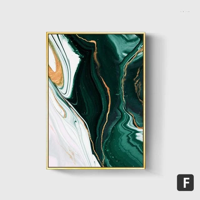 Abstract Green & Golden Foil -  - #tag1#