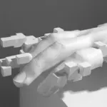 Abstract Hand Sculpture tag1
