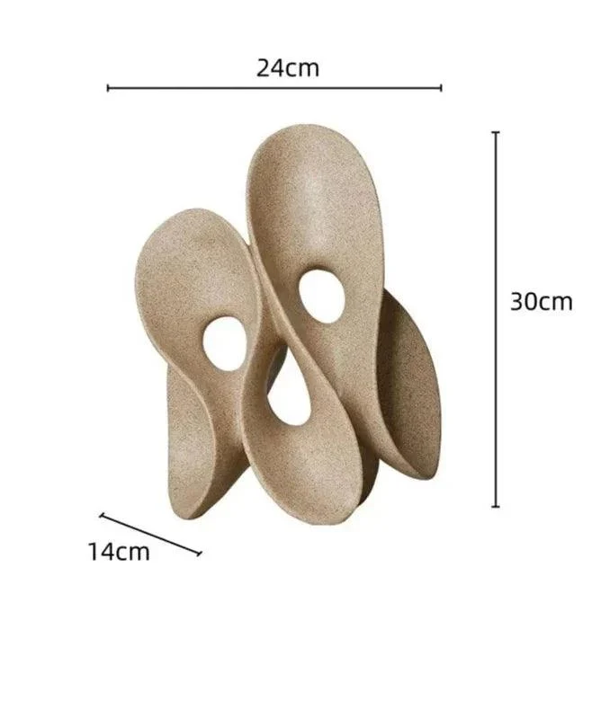 Abstract Hollowed-out Irregular Sculpture Decorative Object 30 cm -  - #tag1#