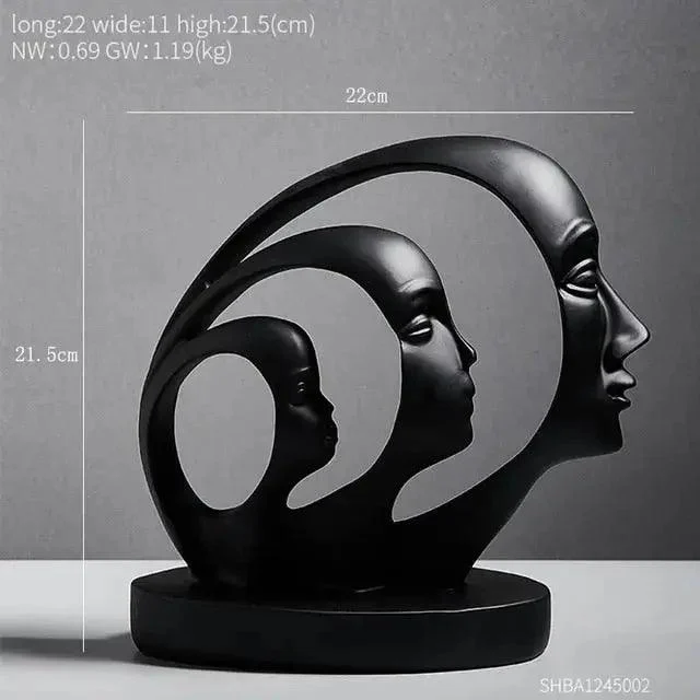 Abstract Human Face Statue -  - #tag1#