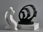 Abstract Human Face Statue tag1