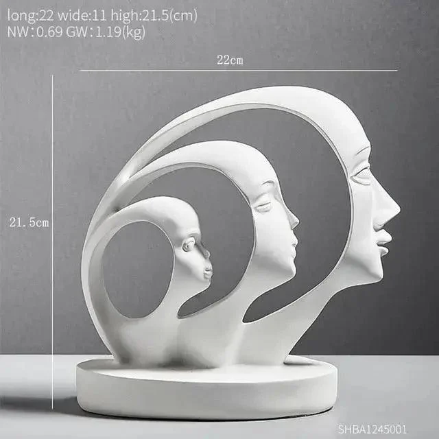 Abstract Human Face Statue -  - #tag1#