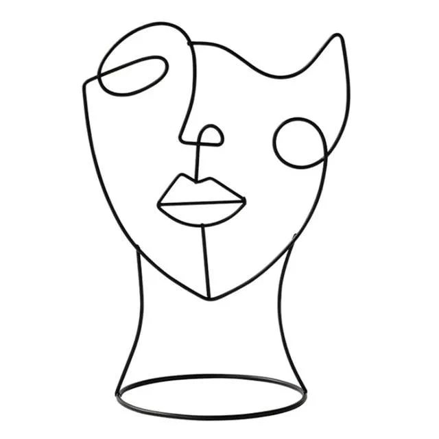 Abstract Line Art Face -  - #tag1#