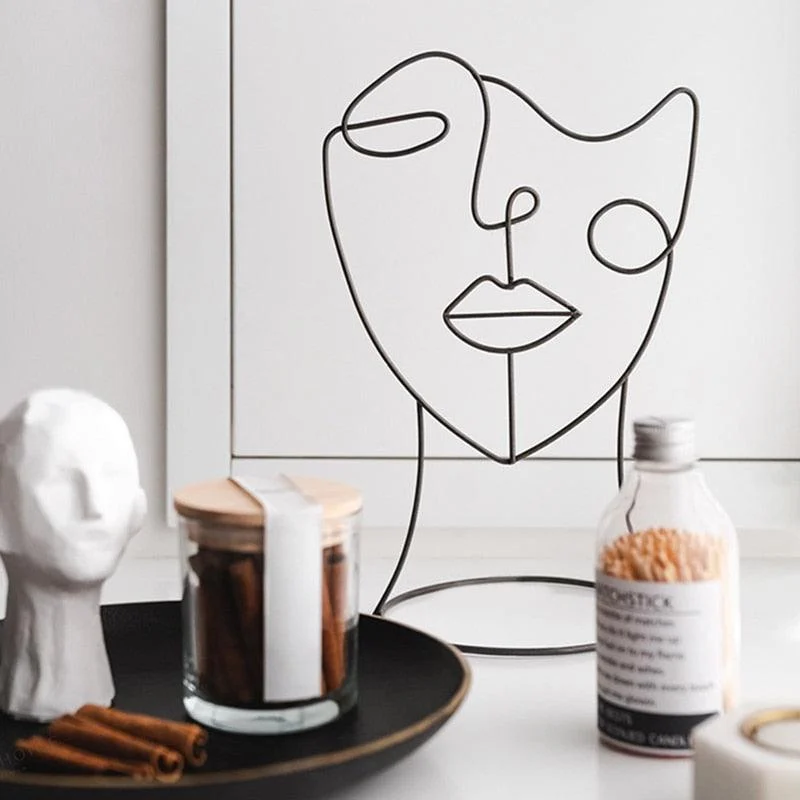 Abstract Line Art Face -  - #tag1#