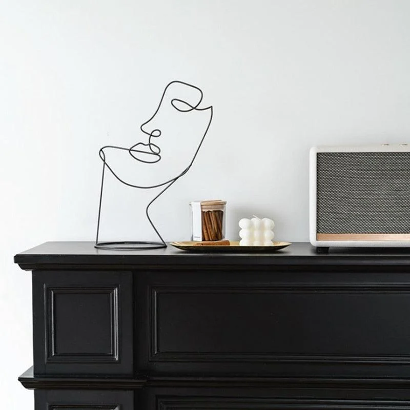 Abstract Line Art Face -  - #tag1#