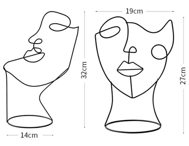 Abstract Line Art Face -  - #tag1#