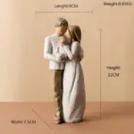 Abstract Love and Family Figurines tag1
