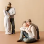 Abstract Love and Family Figurines tag1
