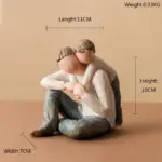Abstract Love and Family Figurines tag1