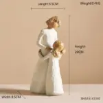 Abstract Love and Family Figurines tag1