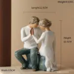 Abstract Love and Family Figurines tag1