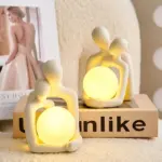 Abstract Lover Table Lamp tag1