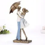Abstract_Metal_Umbrella_Couple_Statue_-_-4118994 Abstract Metal Umbrella Couple Statue