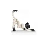 Abstract Minimalism Twisted Siamese Cat Sculpture