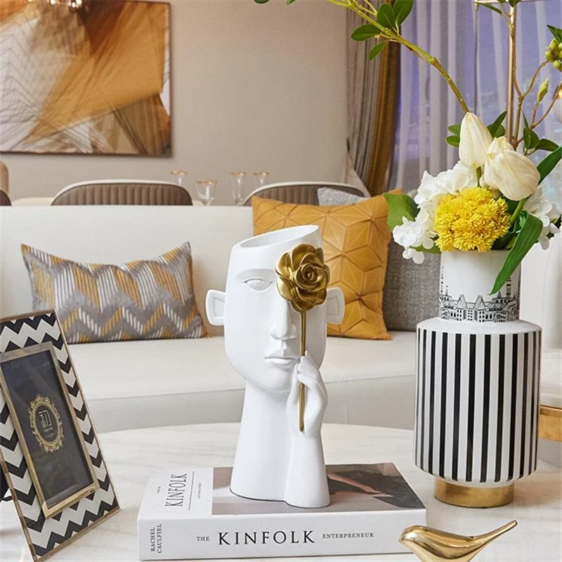 Abstract Mystery Face Vase -  - #tag1#