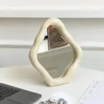 Abstract Oval Shape Dresser Mirror tag1