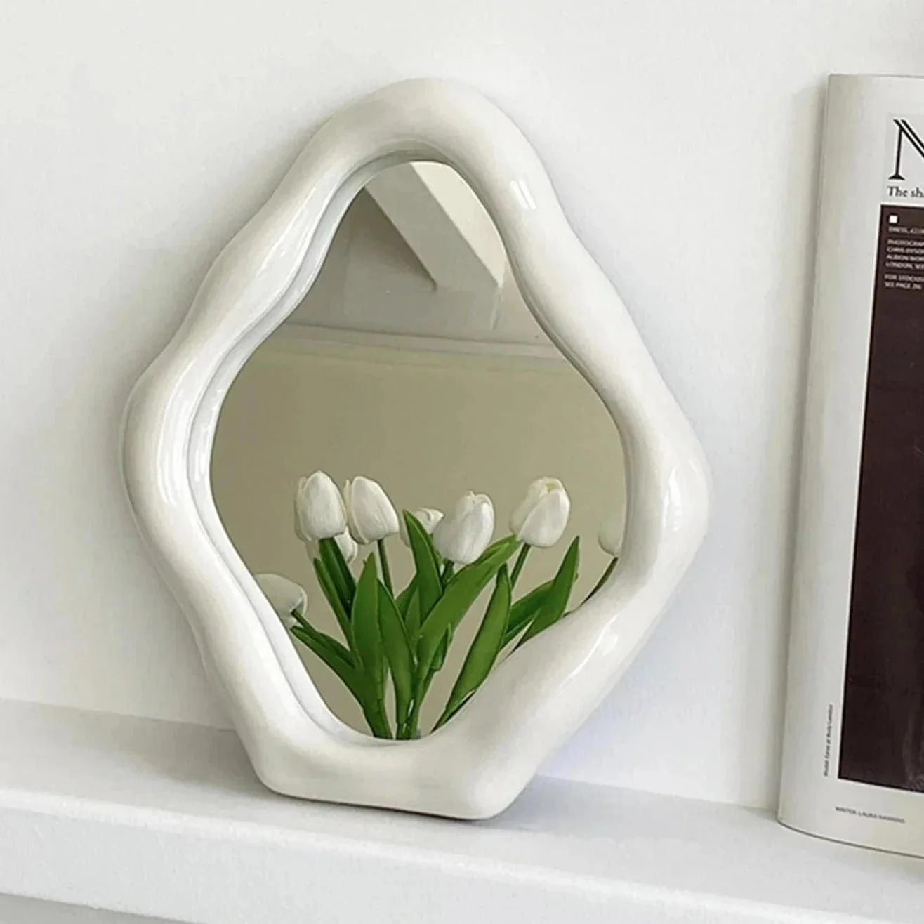 Abstract Oval Shape Dresser Mirror -  - #tag1#