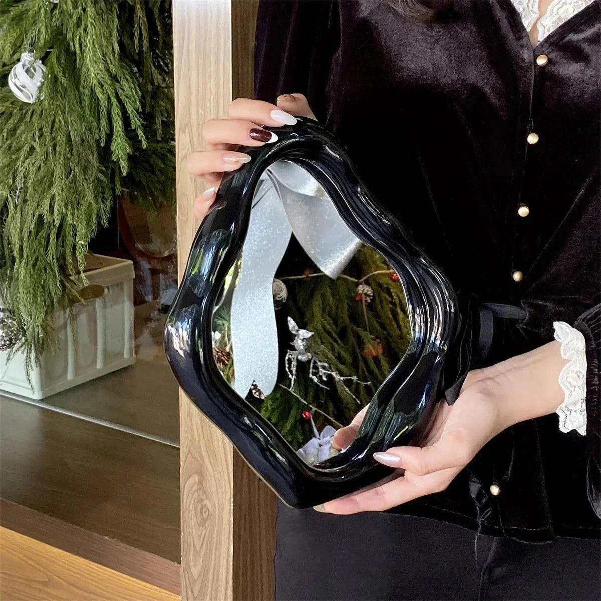 Abstract Oval Shape Dresser Mirror -  - #tag1#