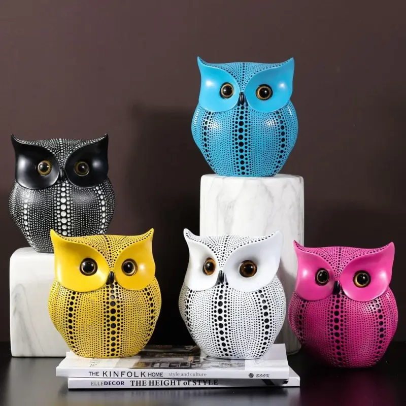Abstract Owl Figurine tag1