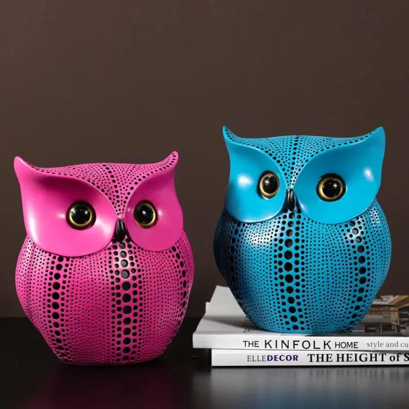 Abstract Owl Figurine tag1
