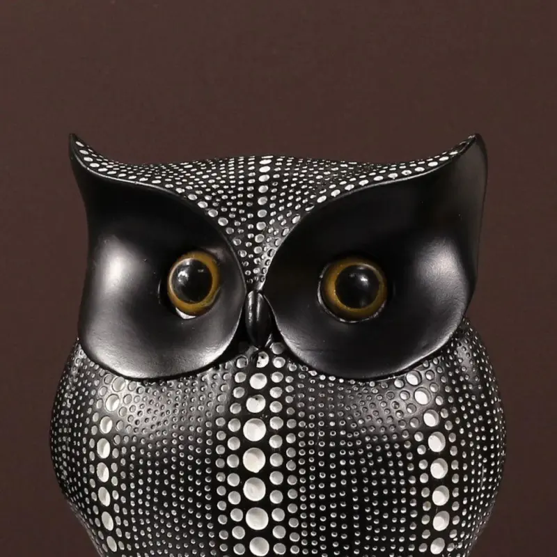 Abstract Owl Figurine tag1