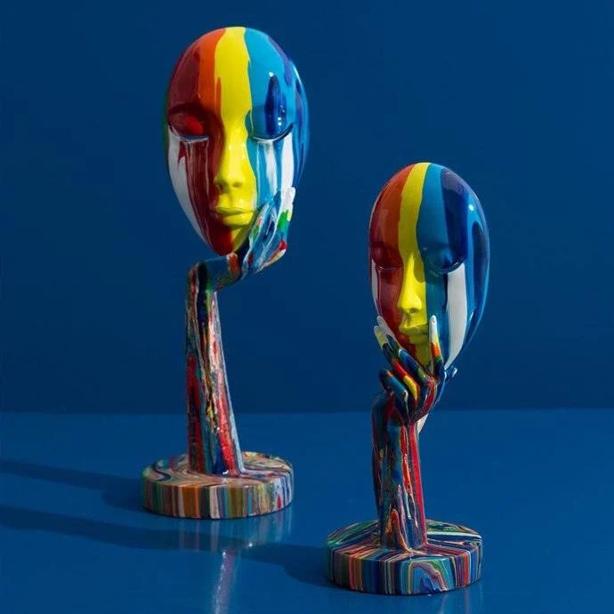 Abstract Painted Mask -  - #tag1#