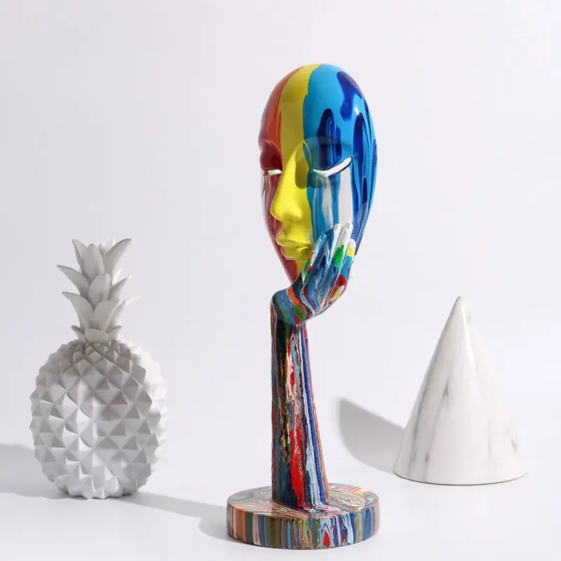 Abstract Painted Mask tag1