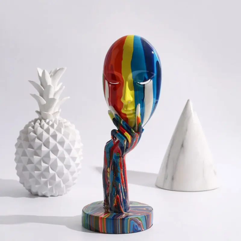 Abstract Painted Mask tag1