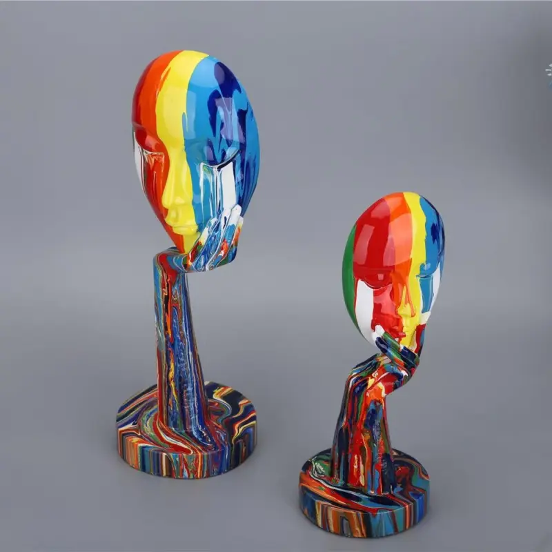 Abstract Painted Mask tag1