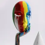 Abstract Painted Mask tag1