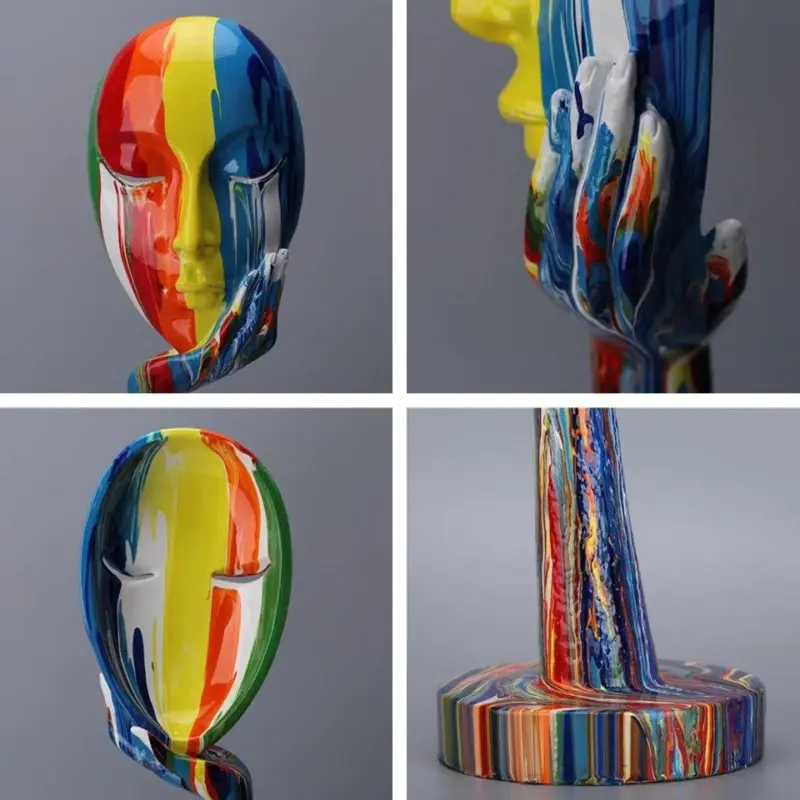 Abstract Painted Mask tag1