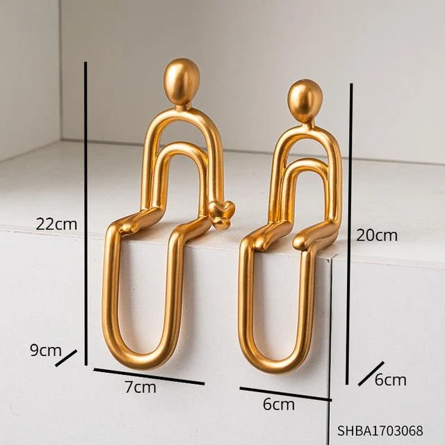 Abstract Paper Clip Decor -  - #tag1#