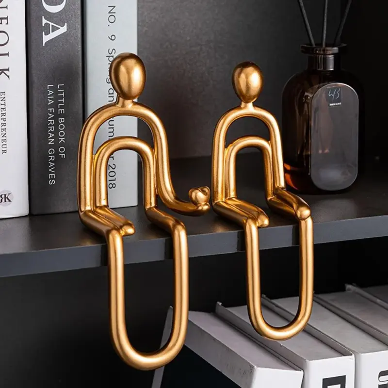 Abstract Paper Clip Decor tag1