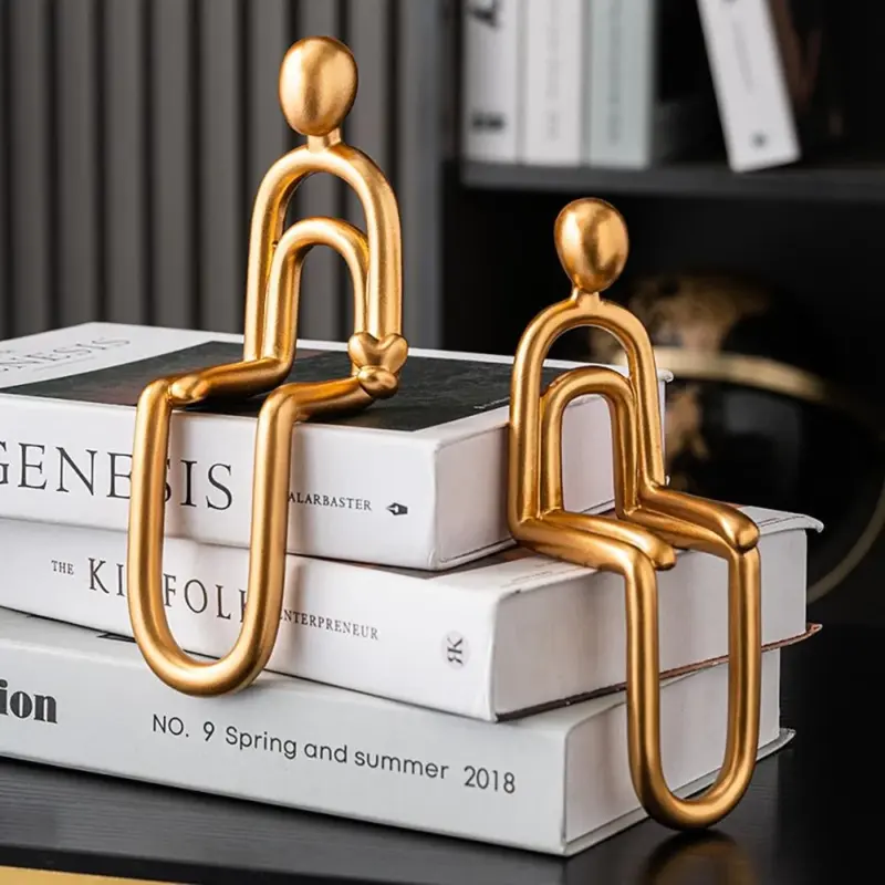 Abstract Paper Clip Decor tag1