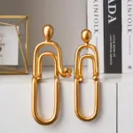 Abstract Paper Clip Decor tag1