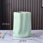 Abstract Pleated Texture Ceramic Vase tag1