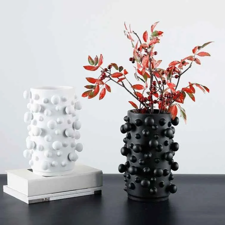 Abstract Resin Decorative Tabletop Vase Back -  - #tag1#