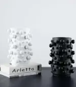 Abstract Resin Decorative Tabletop Vase Back tag1