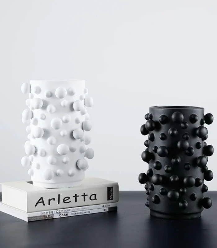 Abstract Resin Decorative Tabletop Vase Back -  - #tag1#