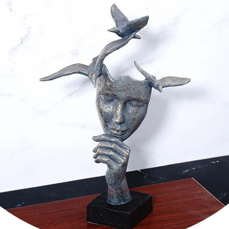 Abstract Retro Thinker Sculpture -  - #tag1#