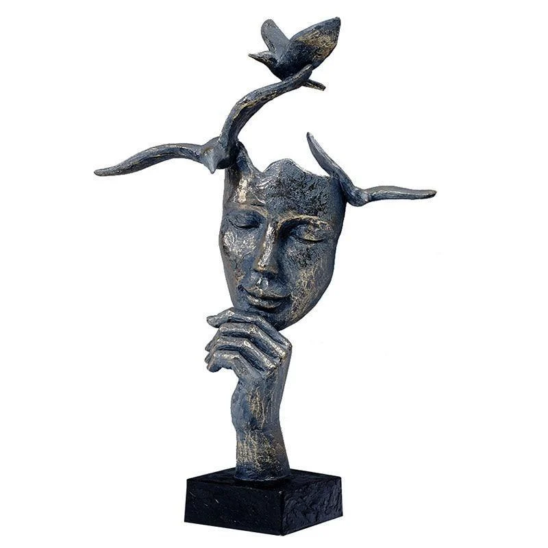 Abstract Retro Thinker Sculpture -  - #tag1#