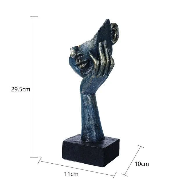 Abstract Retro Thinker Sculpture -  - #tag1#