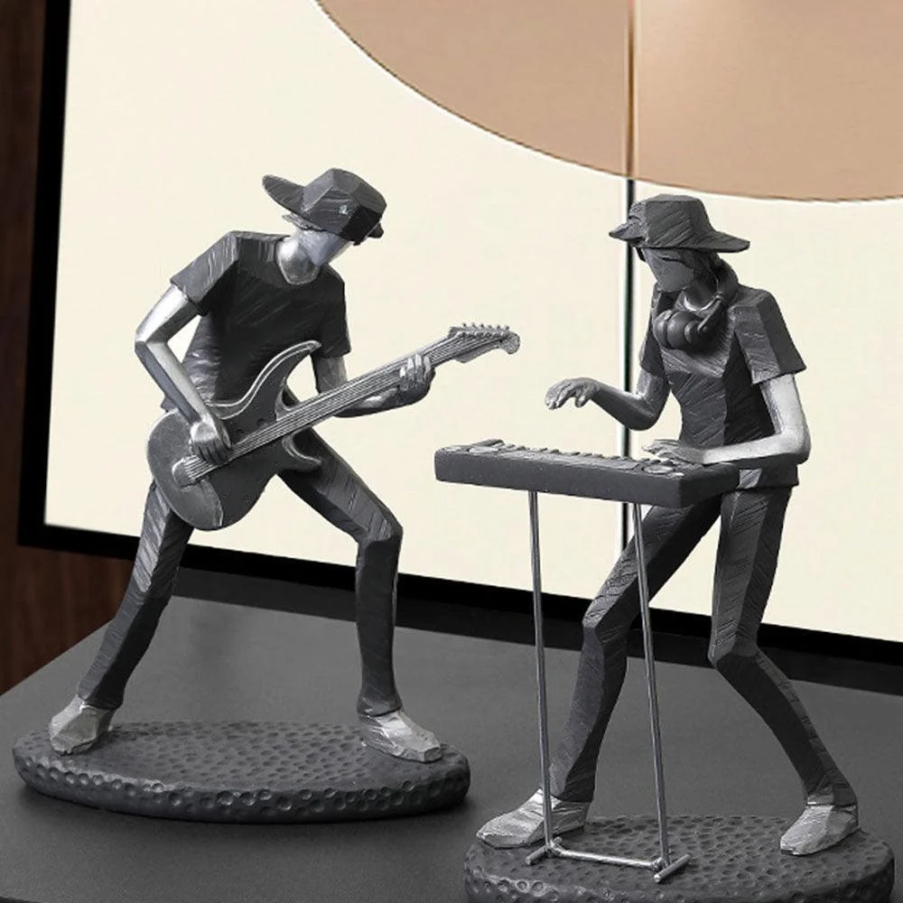 Abstract Rock Band Figurine - - #tag1#